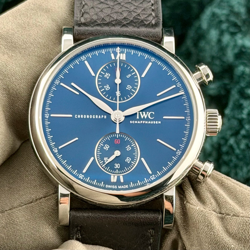 2023 IWC Portofino Chronograph 39 Edition Laureus IW391408 Complete