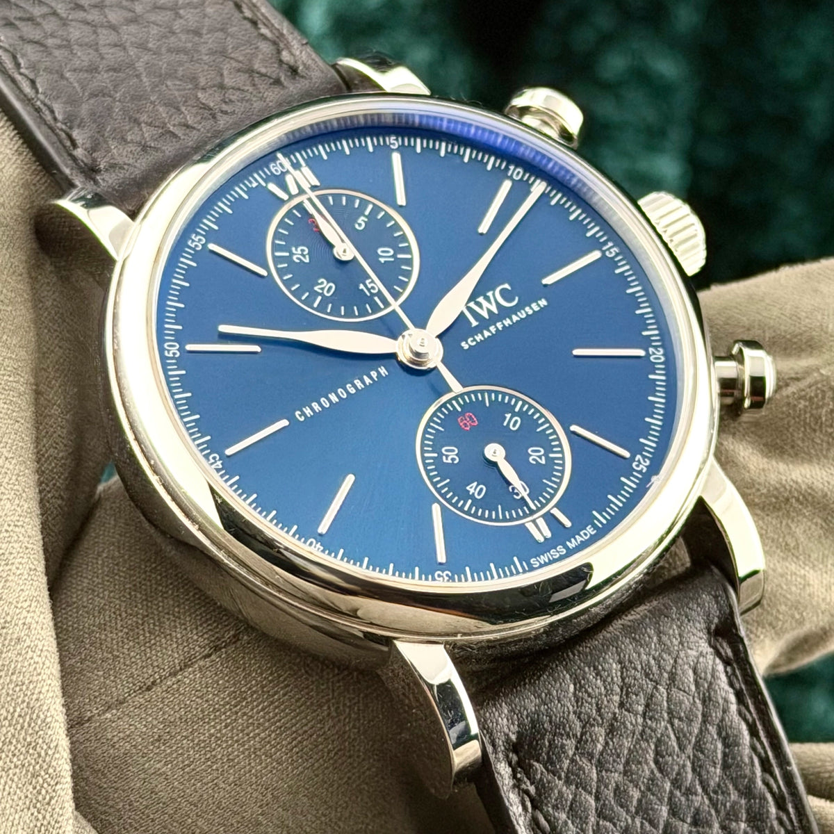 2023 IWC Portofino Chronograph 39 Edition Laureus IW391408 Complete