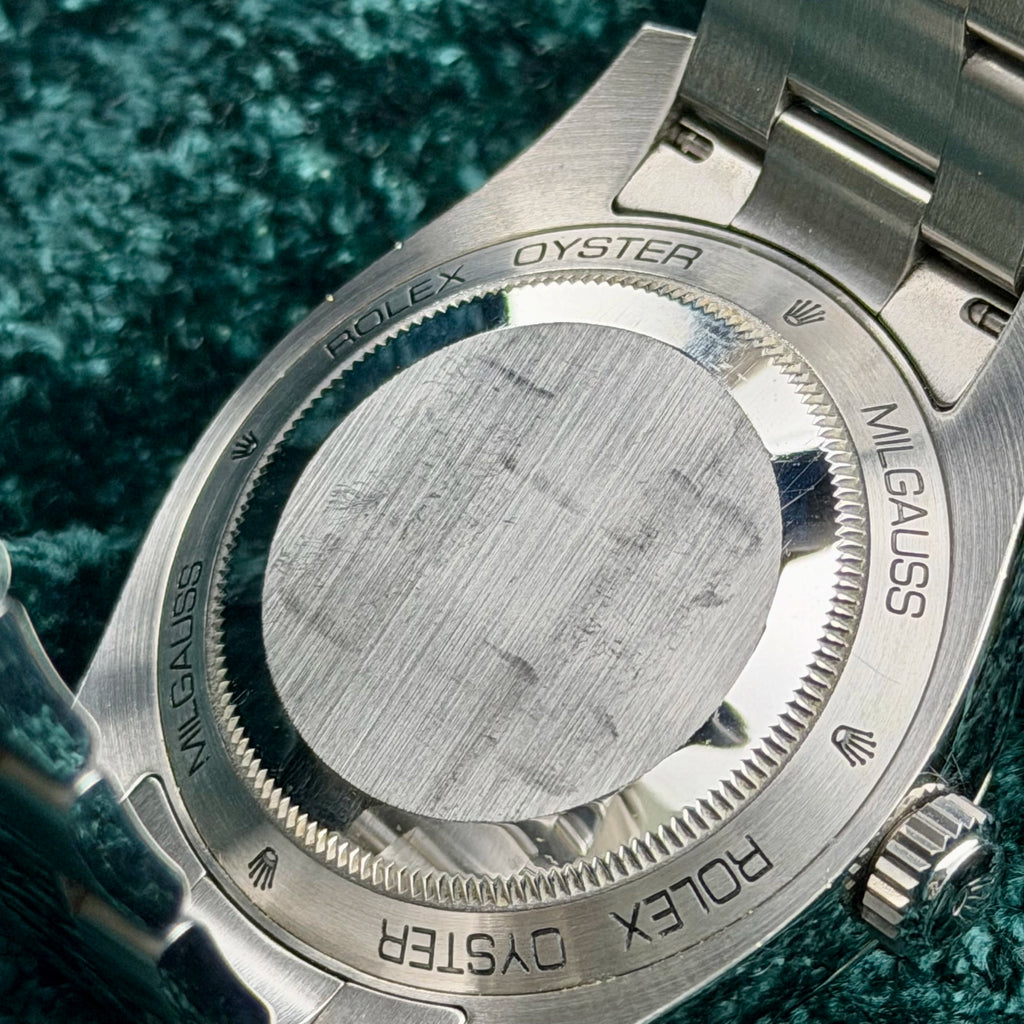 2012 Rolex Milgauss 116400GV Black Papers