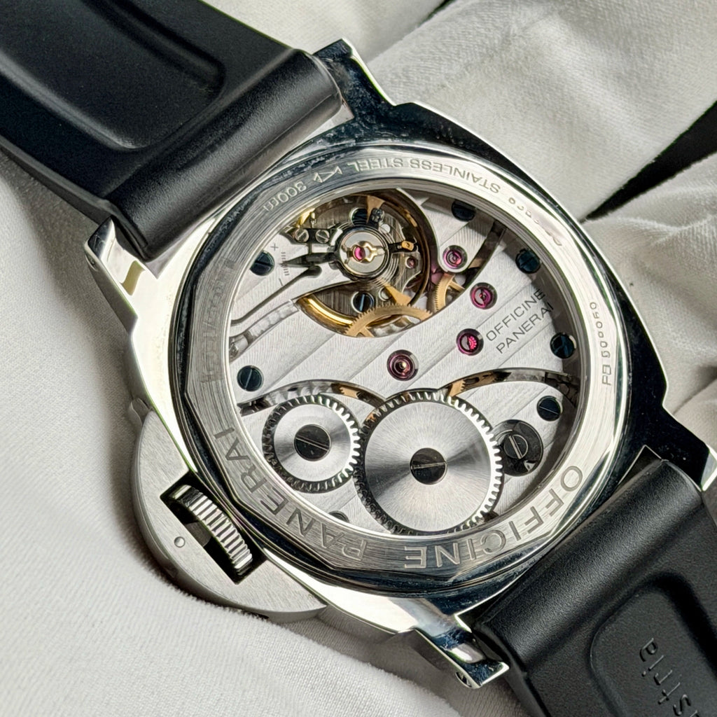 2012 Panerai Luminor Base PAM 00112 Black Papers