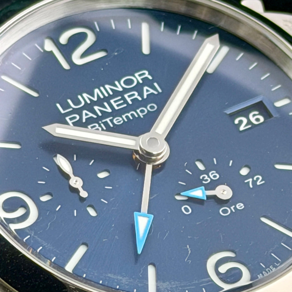 2023 Panerai Luminor BiTempo PAM01361 Blue Complete 44mm