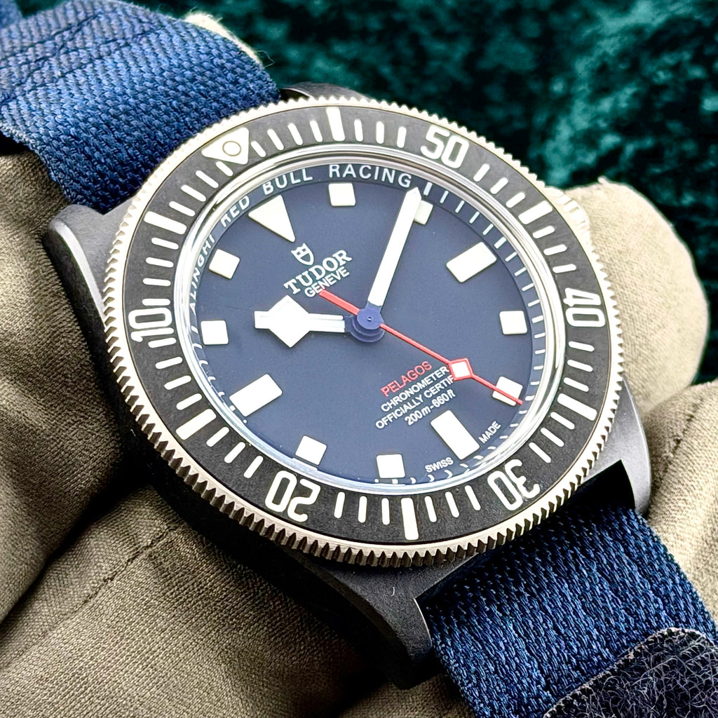 2024 Tudor Pelagos FXD Alinghi Red Bull M25707KN-0001 Blue Complete 42mm