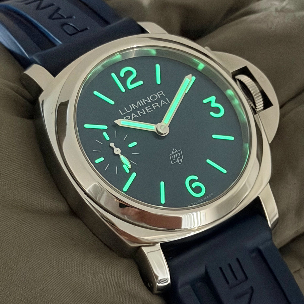 2023 Panerai Luminor Blu Mare 44mm PAM 01085 Blue Complete