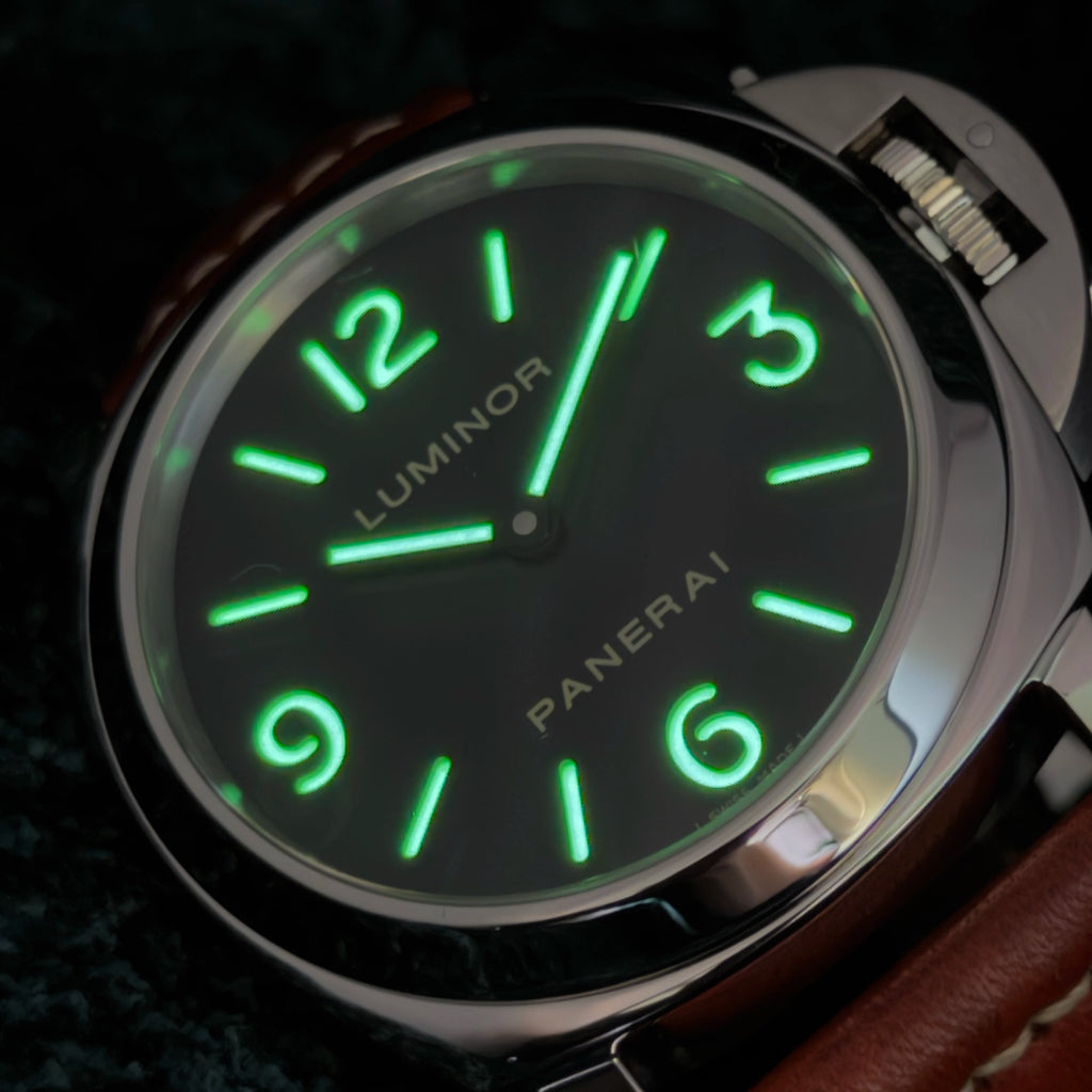 2017 Panerai Luminor Base PAM 00112 Black Complete