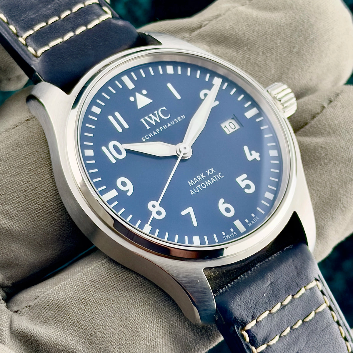 2023 IWC Mark XX IW328203 Blue Complete 40mm